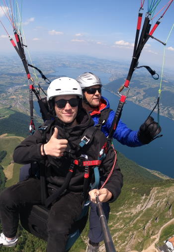 Gleitschirm Tandemflug Rigi Kulm