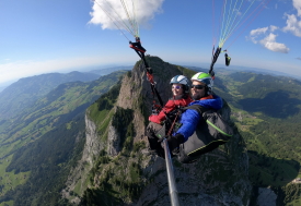 Gleitschirm Passagierflug Rotenflue, fliegen an den Mythen