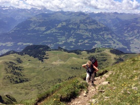 Aufstieg auf den Alvier